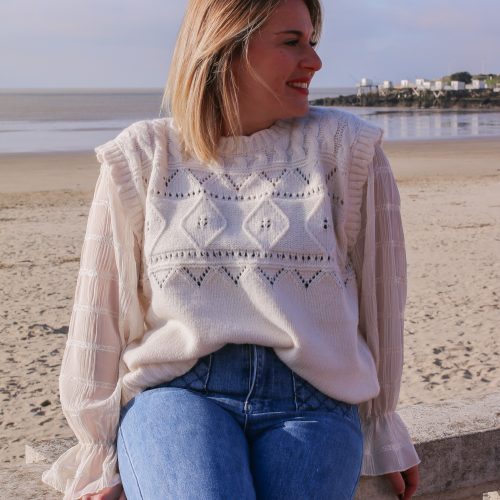 Pull Talia beige