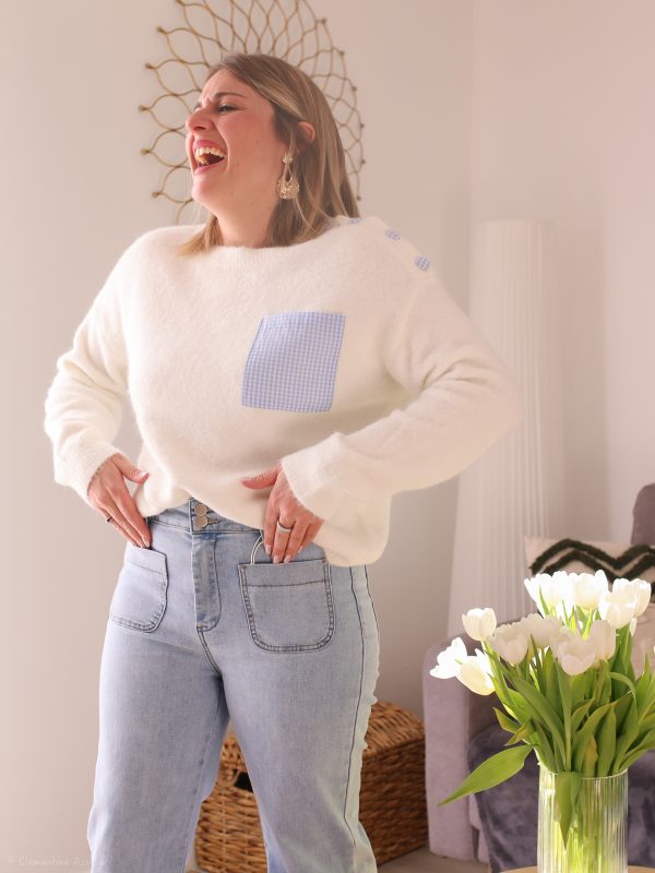 Pull Marceau blanc – Image 5