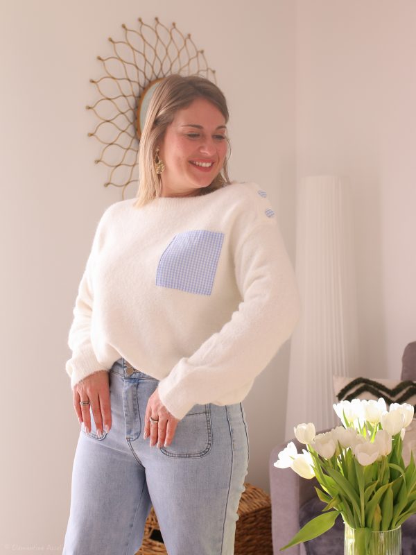 Pull Marceau blanc – Image 4