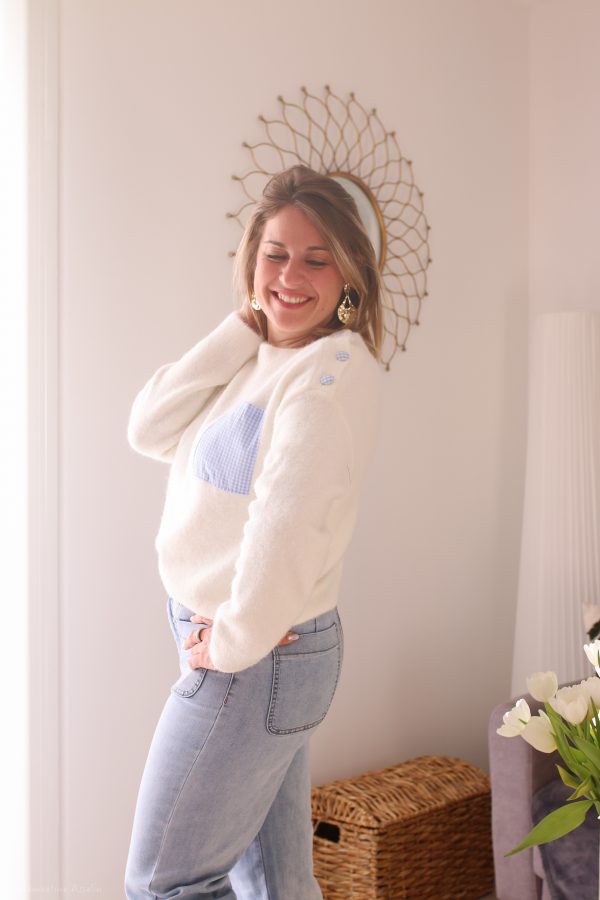 Pull Marceau blanc – Image 3