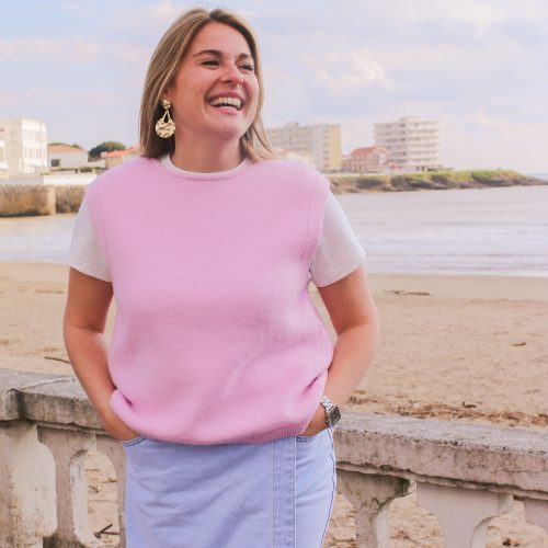 Pull Camille rose