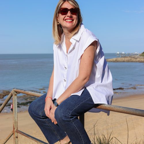 Chemise Andréa blanche