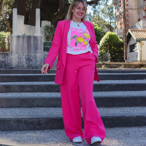 Blazer Côme fuchsia