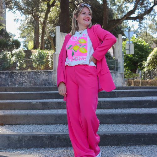 Pantalon Simon fuchsia