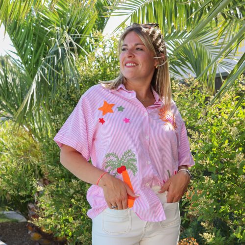 Chemise Vaïa rose