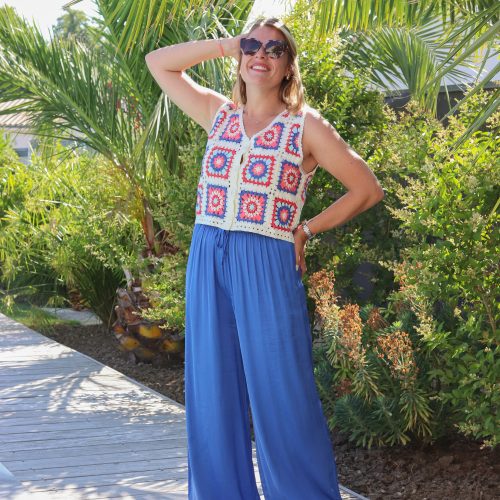 Pantalon Eve bleu