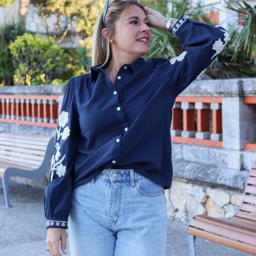 Chemise Carole bleu