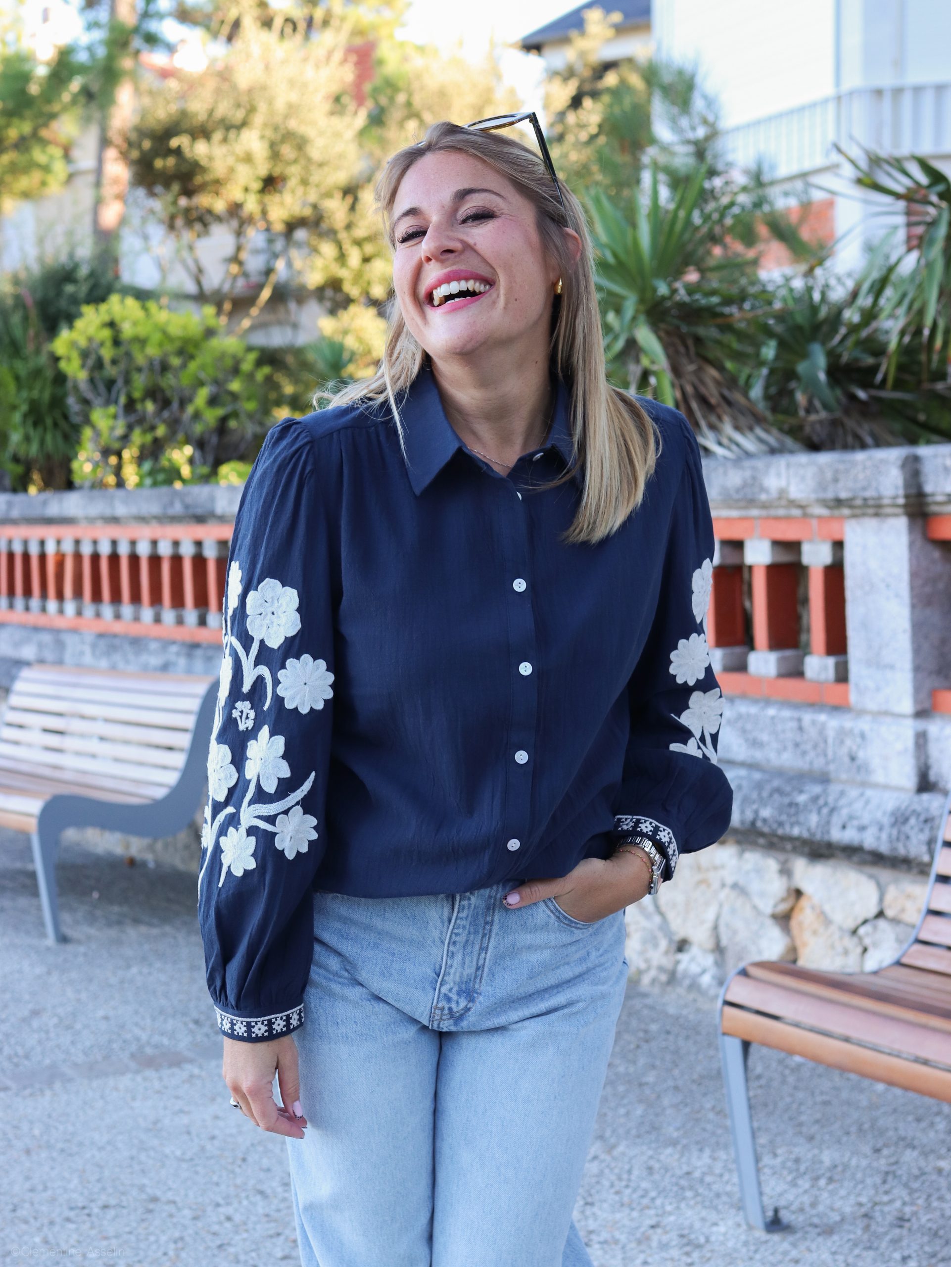 Chemise Carole bleu – Image 2