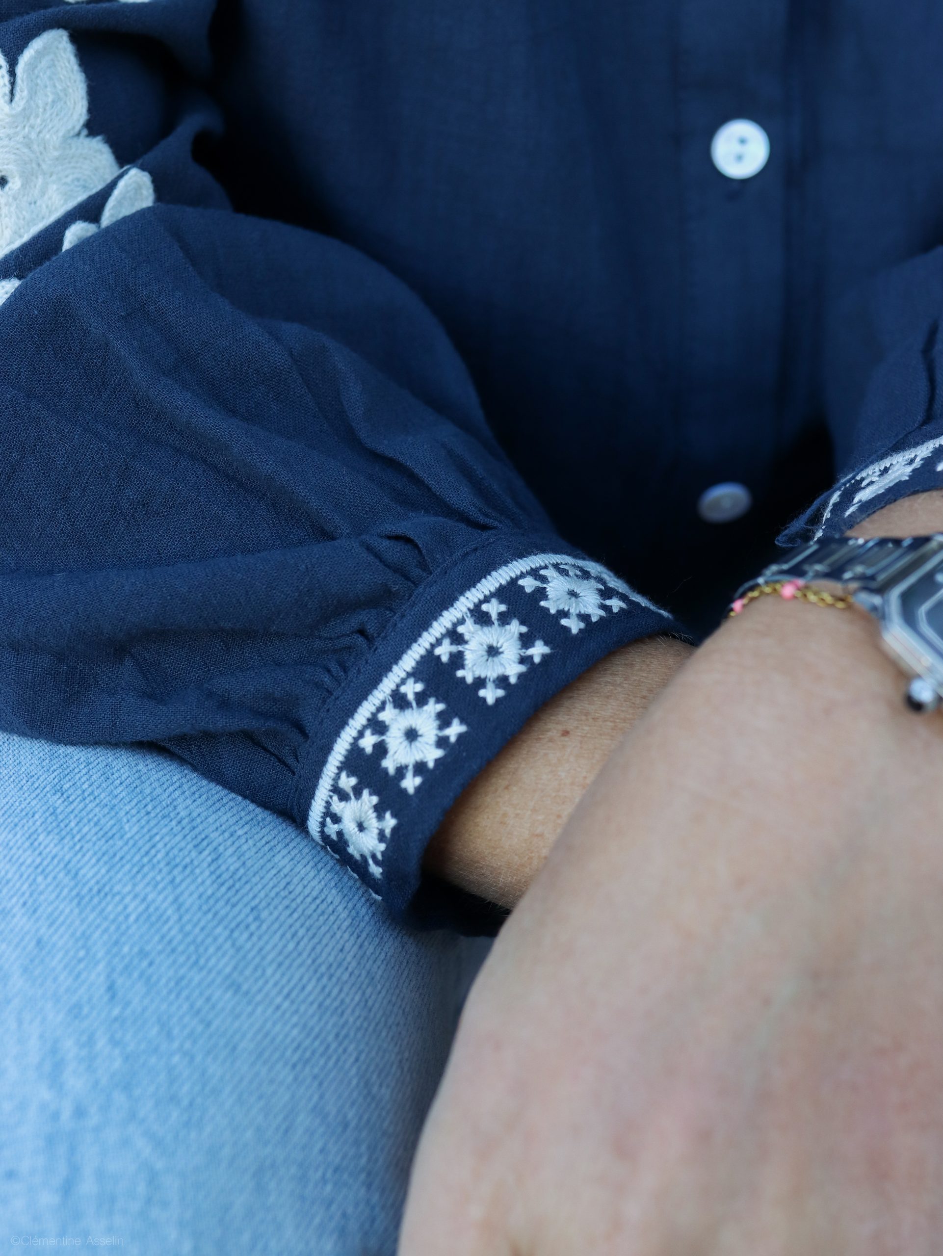 Chemise Carole bleu – Image 8