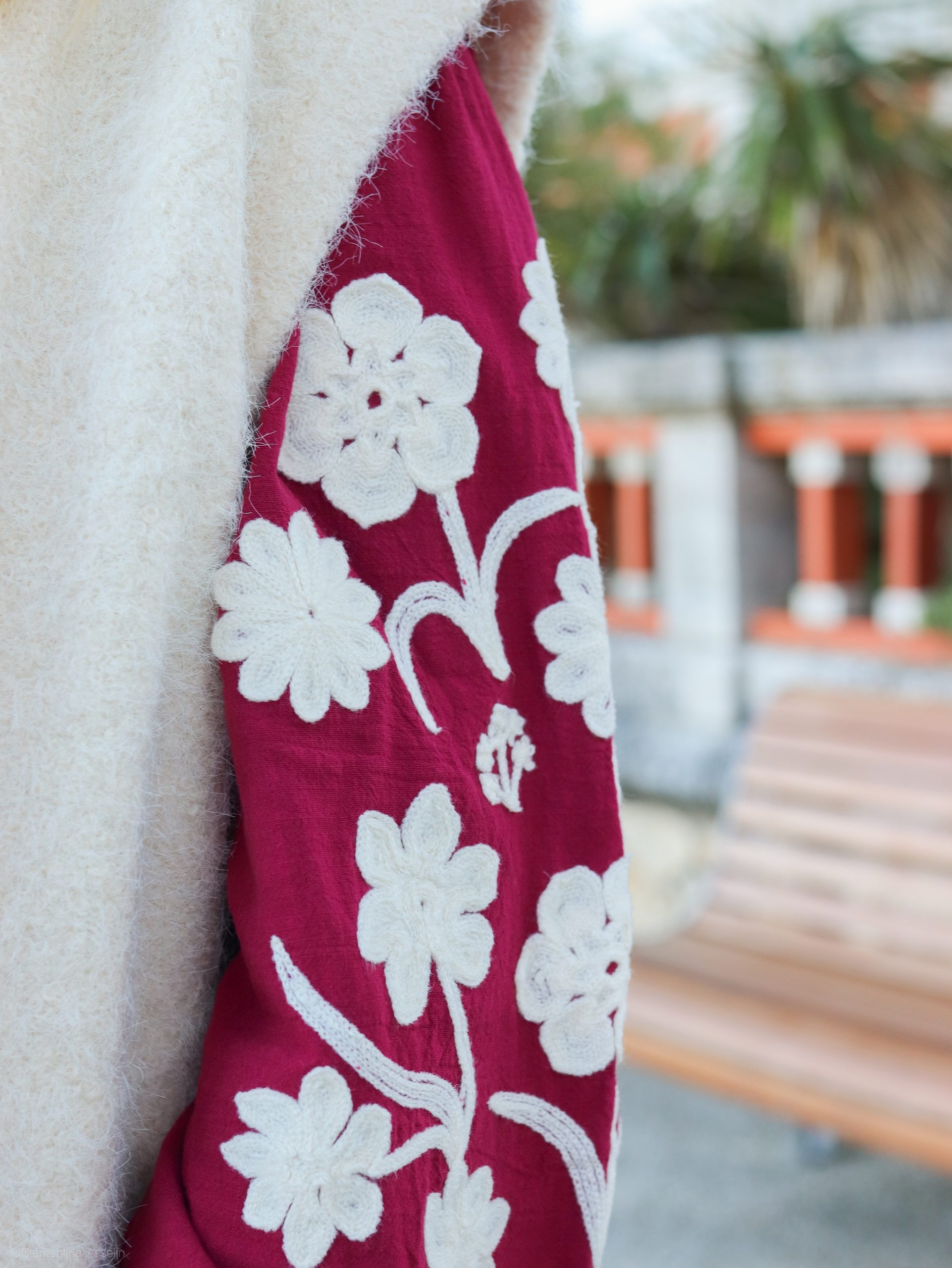 Chemise Carole rouge bordeaux – Image 5