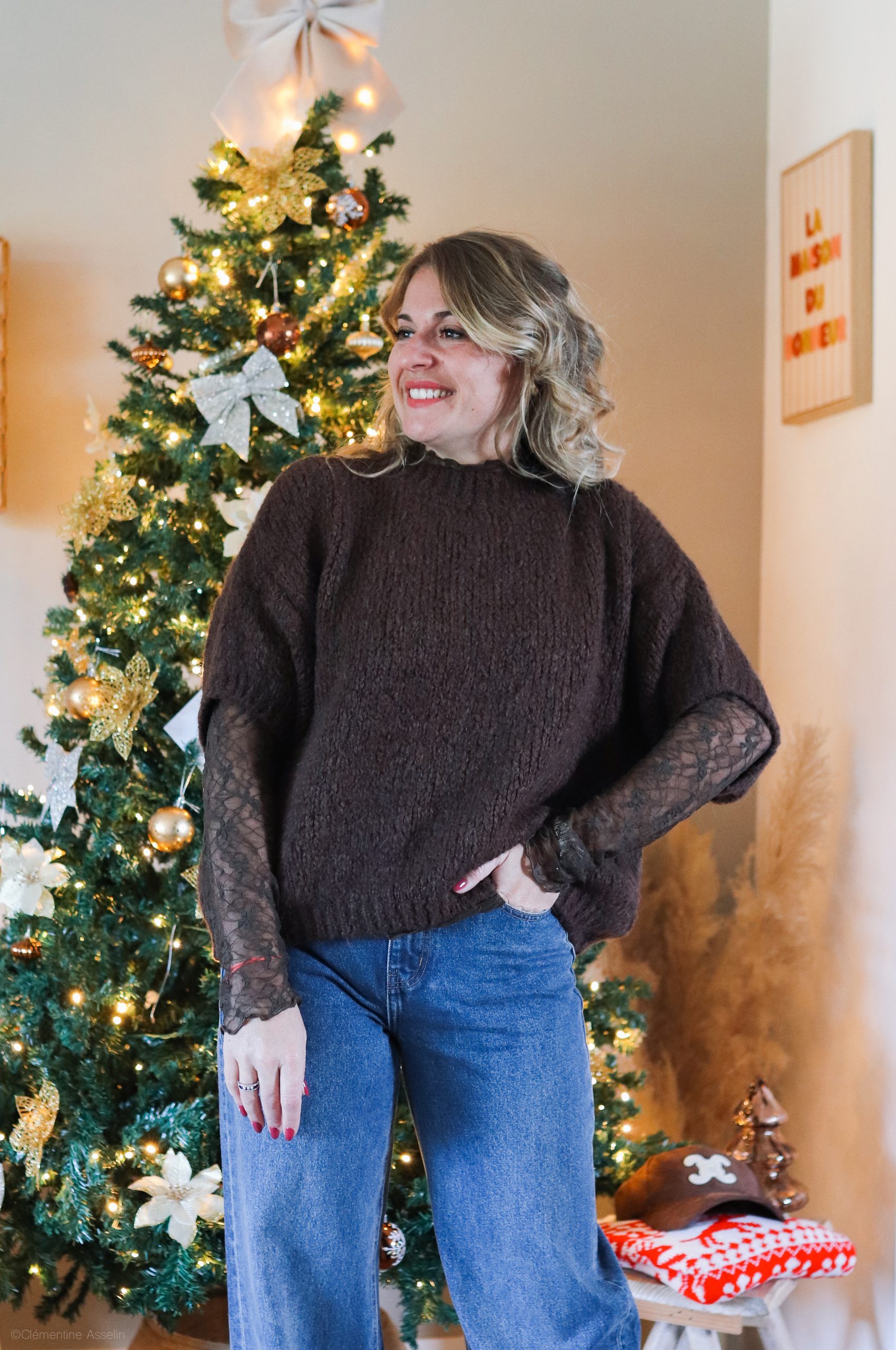 Pull Damian marron – Image 3