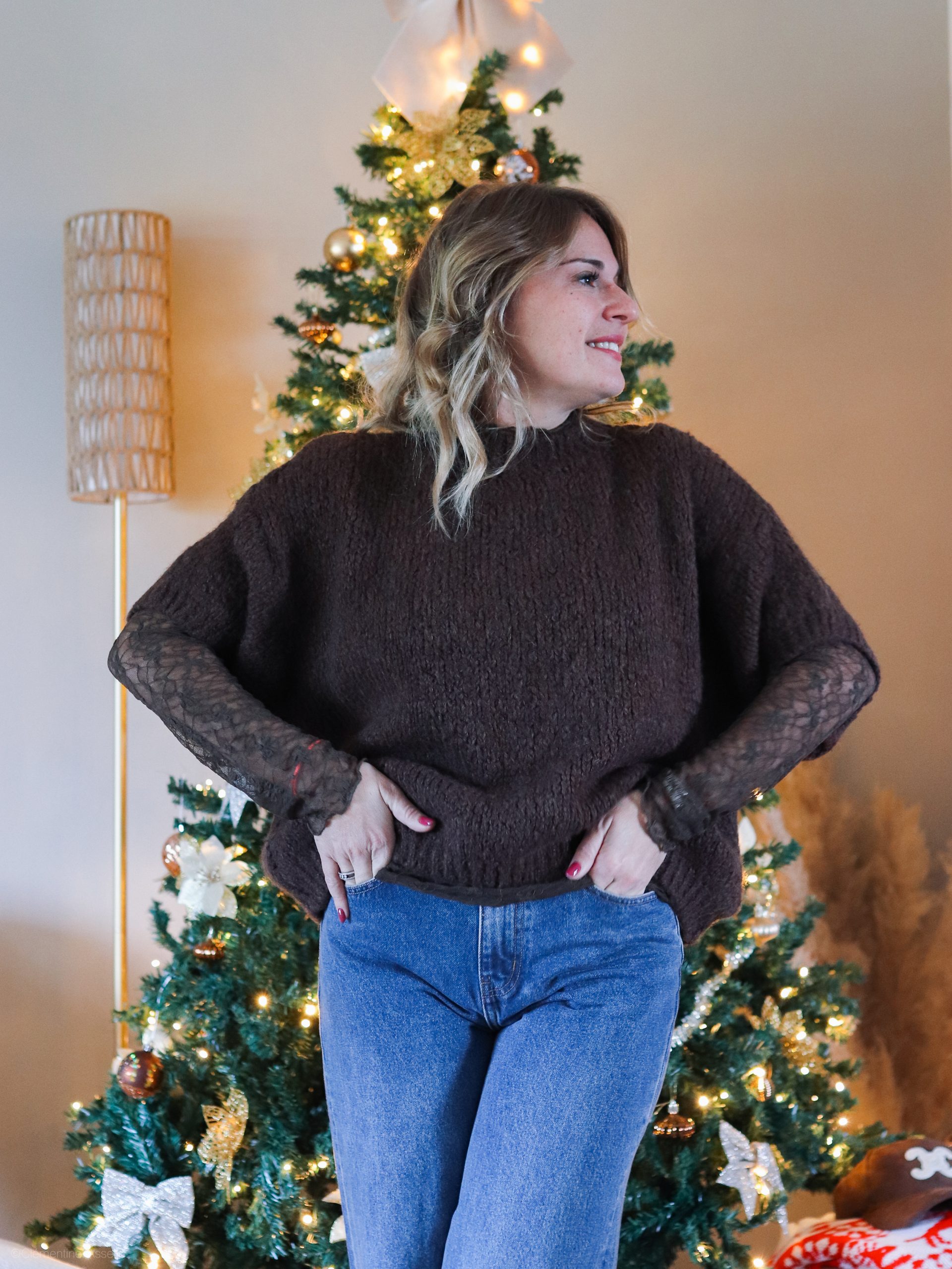 Pull Damian marron – Image 2