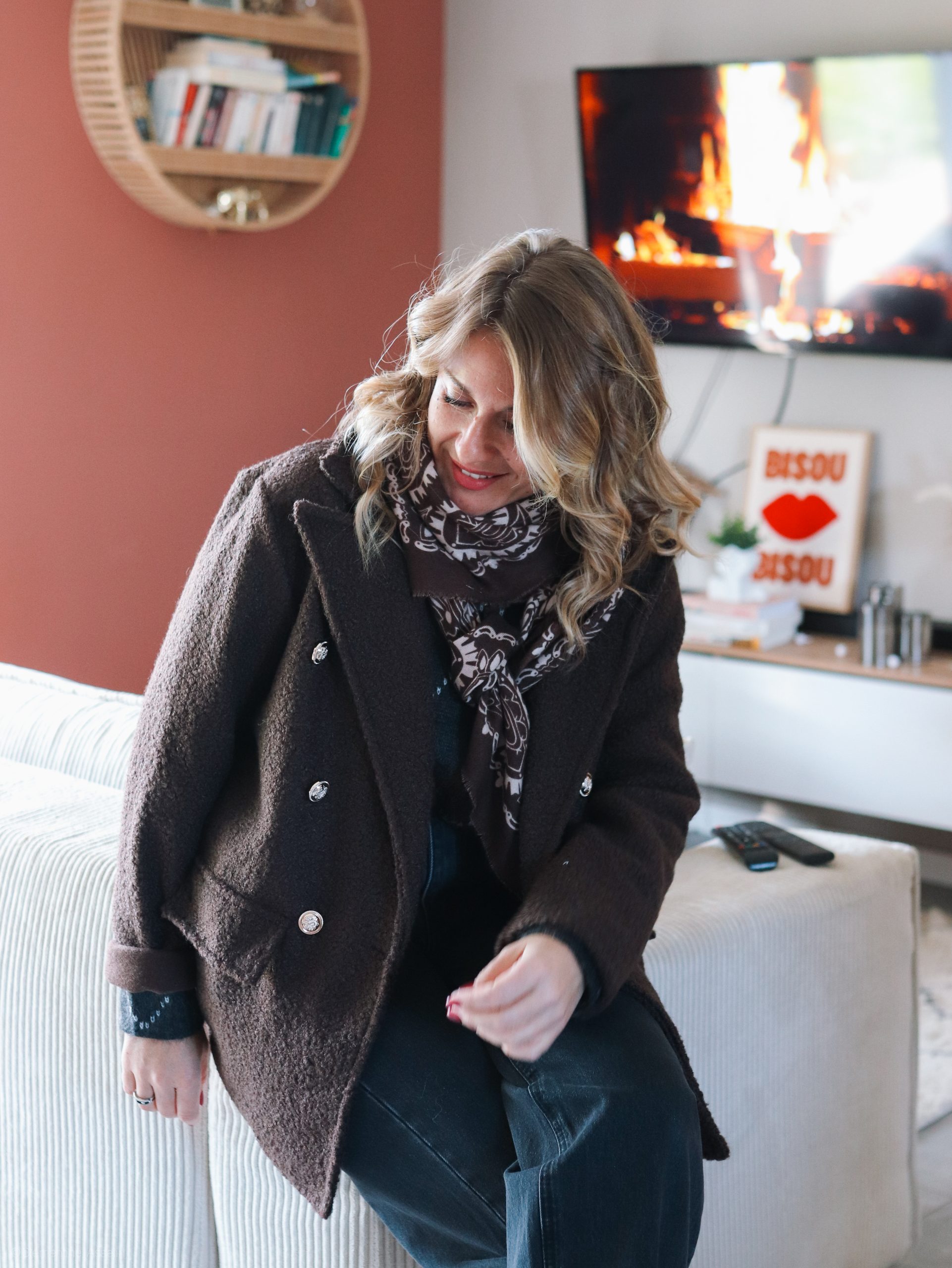 Veste Lucille marron – Image 3