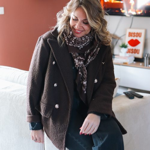 Veste Lucille marron