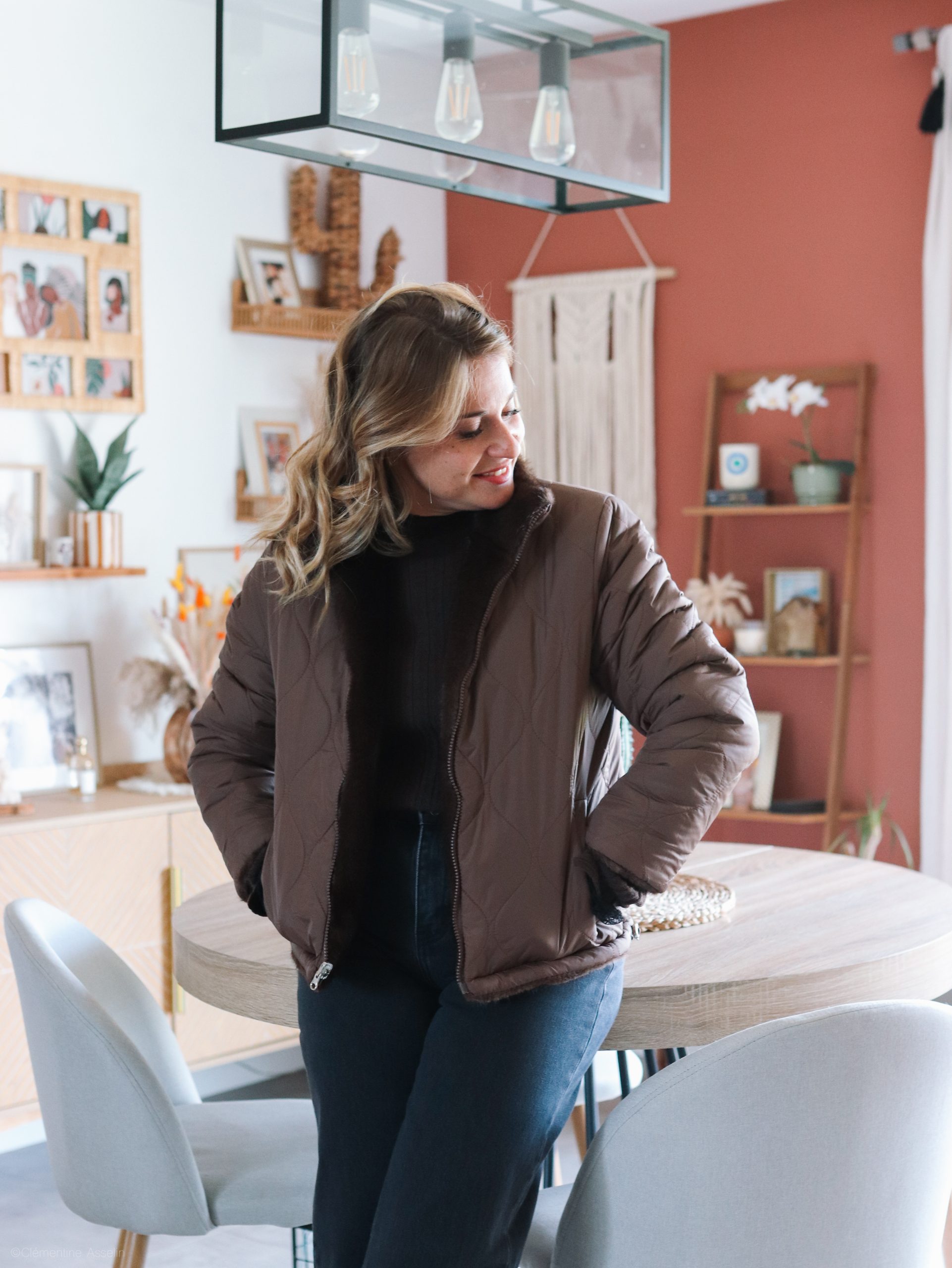 Manteau Mado marron – Image 5