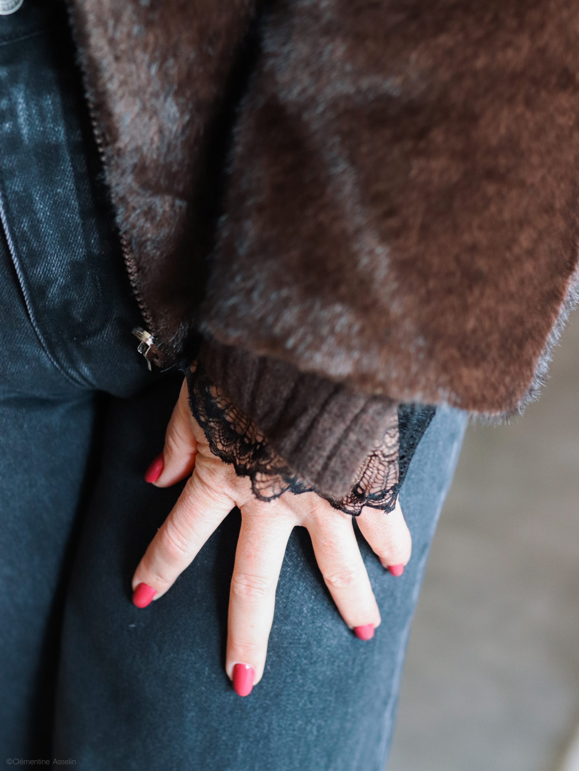 Manteau Mado marron – Image 8