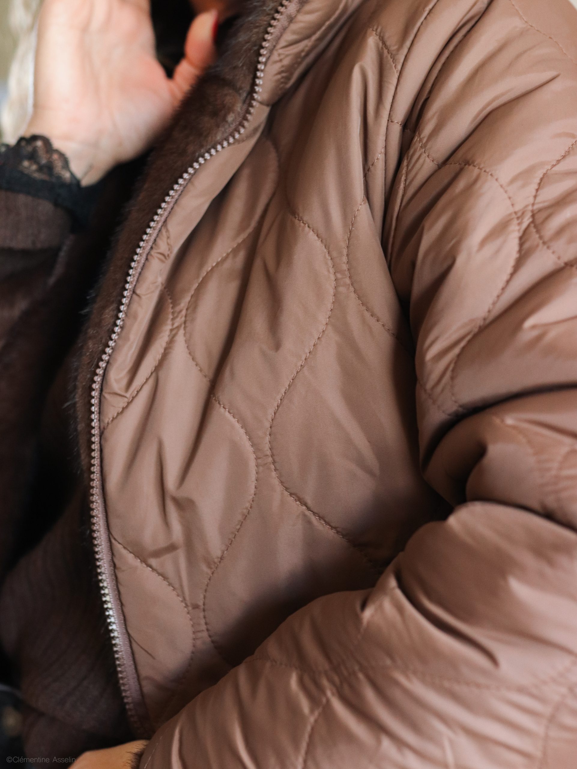 Manteau Mado marron – Image 9