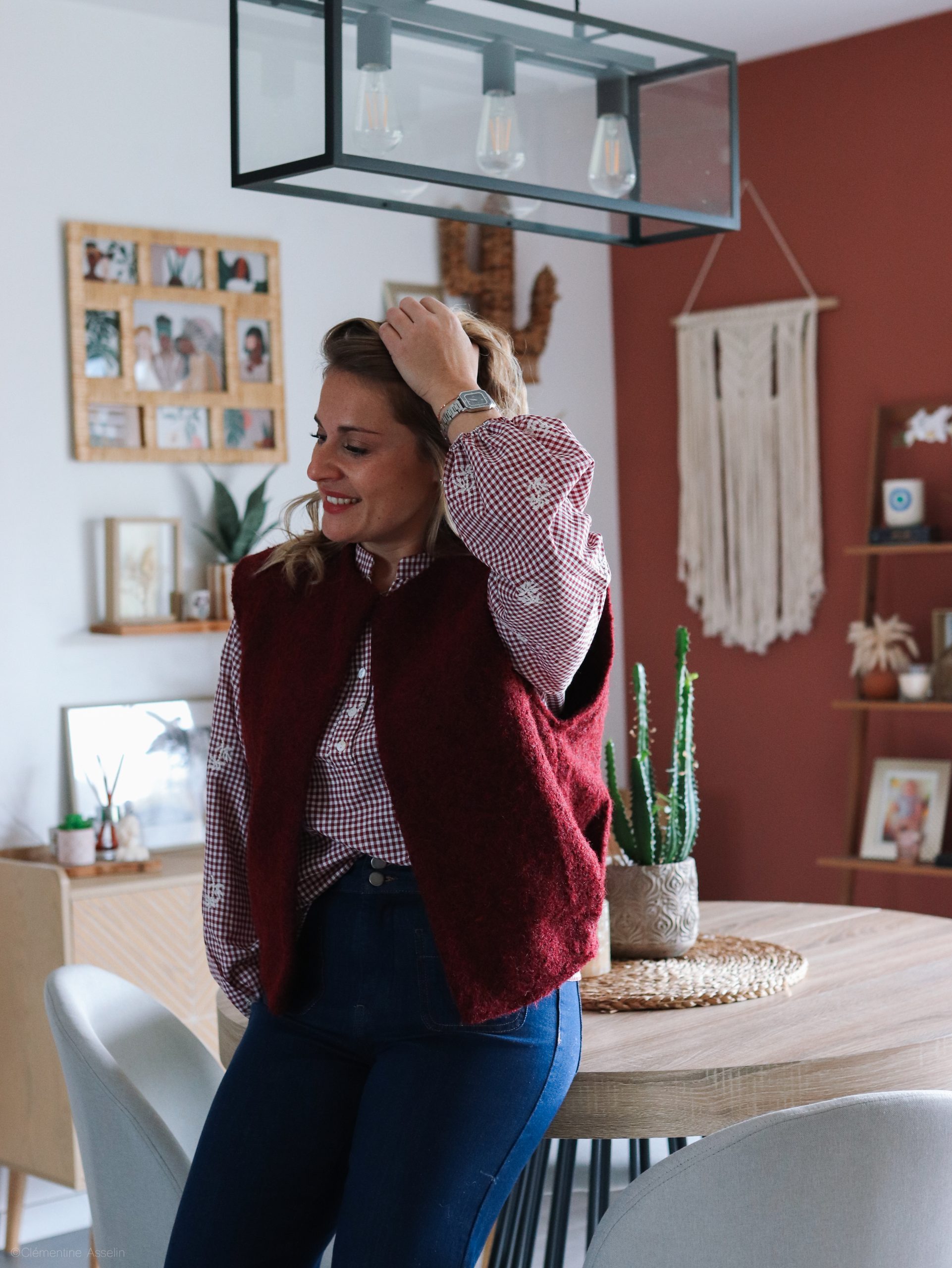 Veston Jonas rouge bordeaux – Image 8