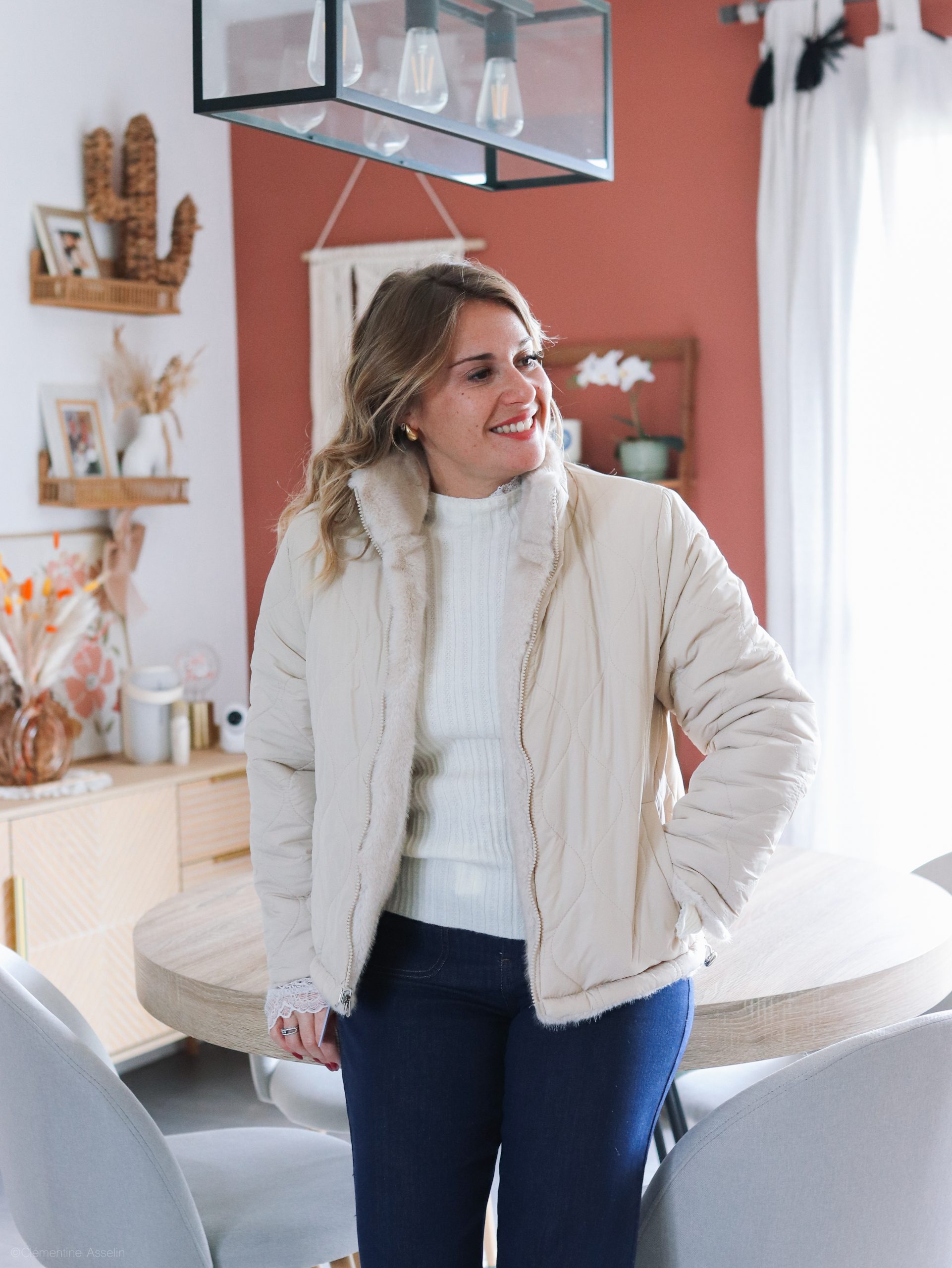Manteau Mado beige – Image 8