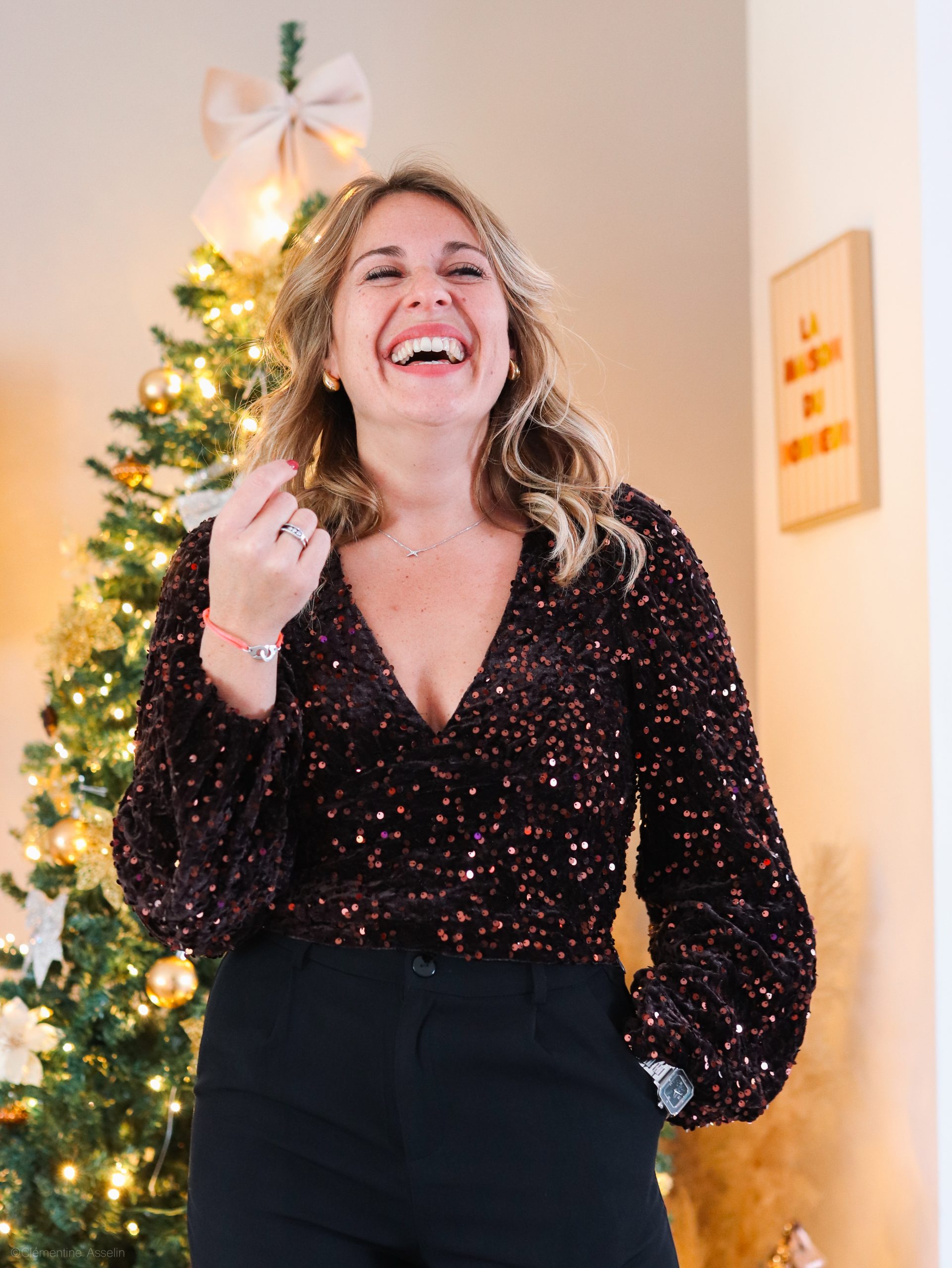 Blouse Néila marron – Image 2