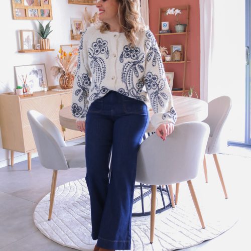 Jean Elenette bleu brut