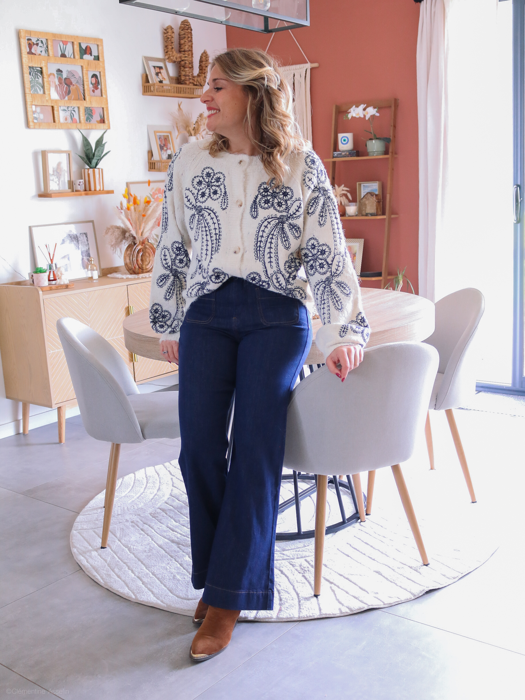 Jean Elenette bleu brut