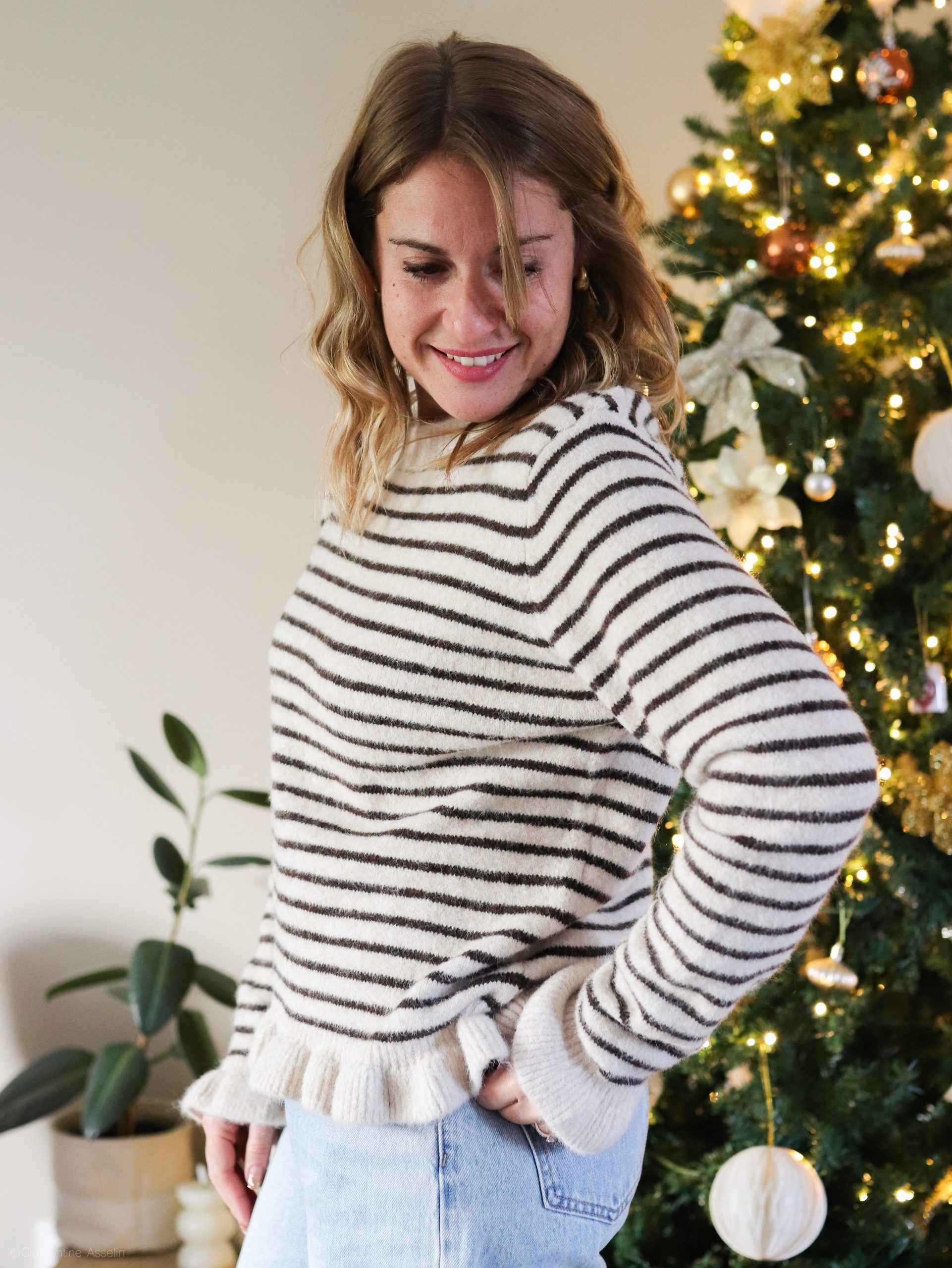 Pull Louison beige – Image 2