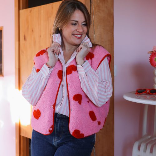 Veston sans manche Coeur