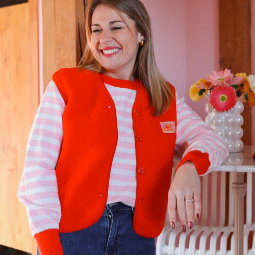 Veston Gustave rouge