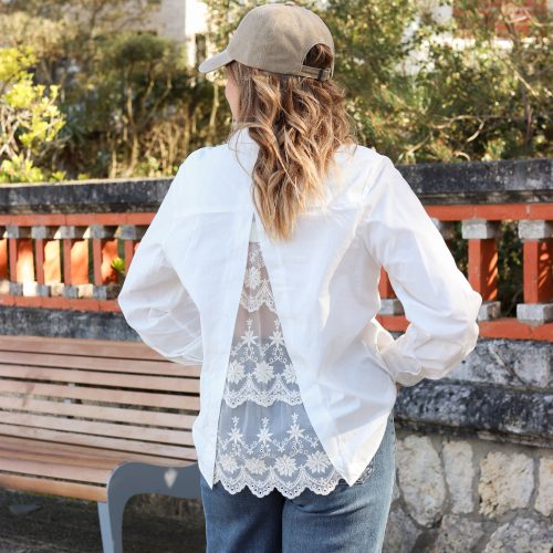 Chemise Eden blanche