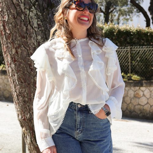 Chemise Cyrielle beige