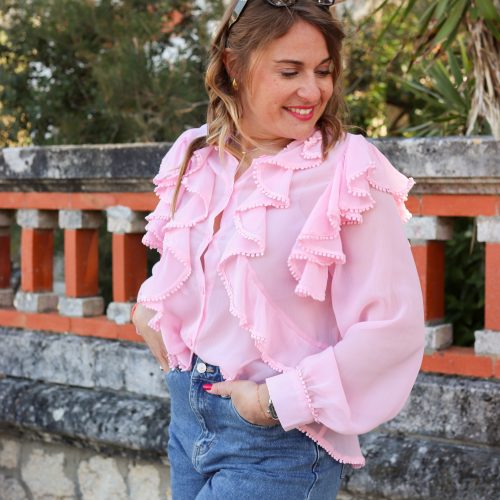 Chemise Cyrielle rose