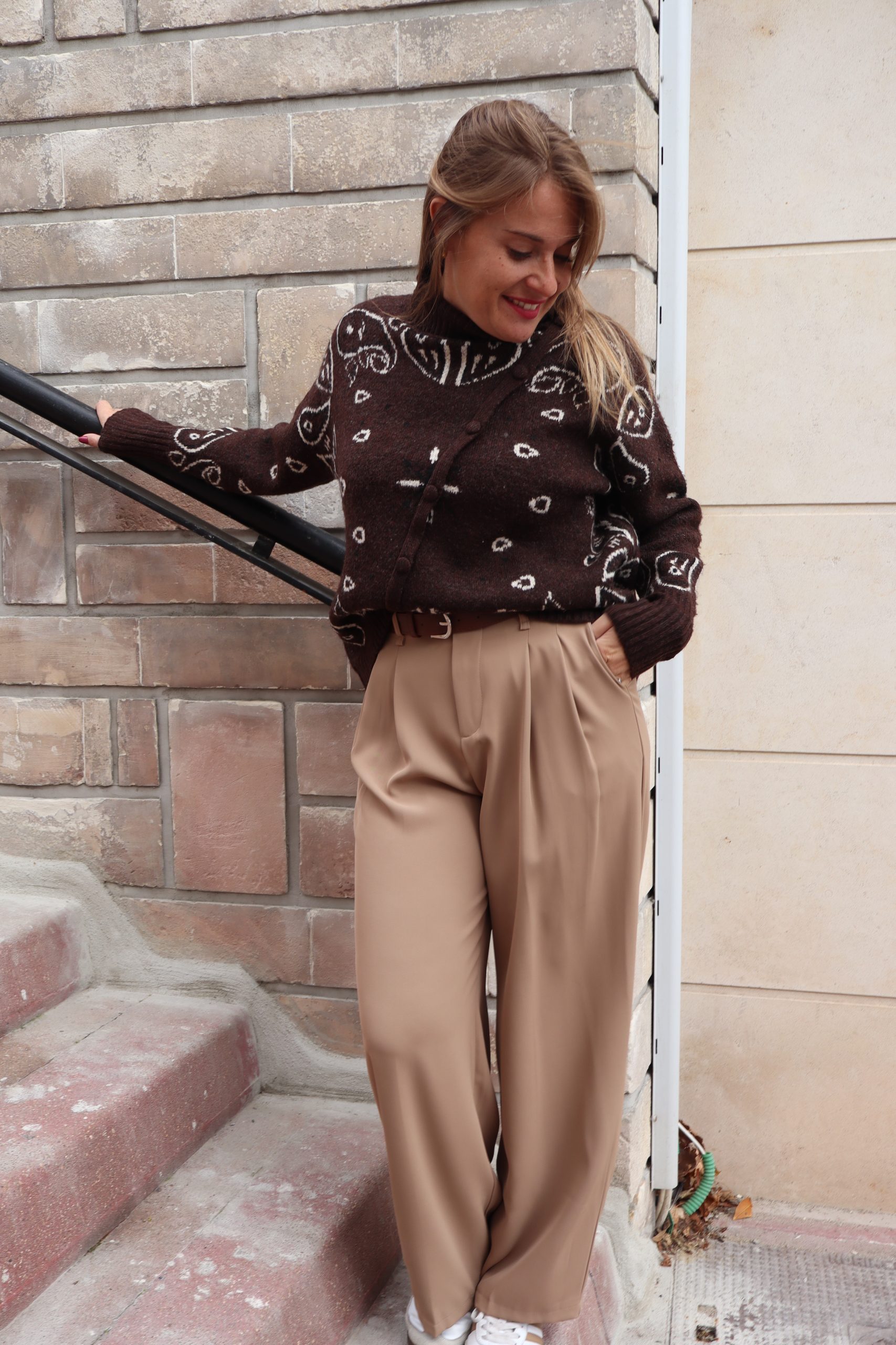 Pull Lucien marron – Image 2